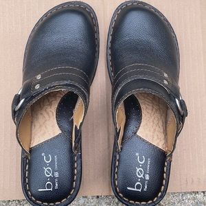 Born slip on wedge clogs